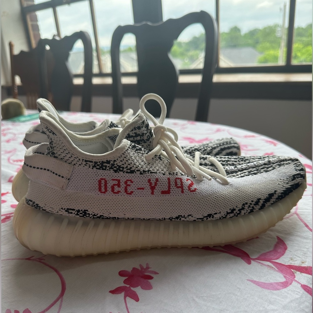 adidas Yeezy Boost 350 Zebra Sneakers